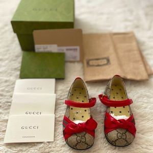 Authentic Gucci Children shoes GG